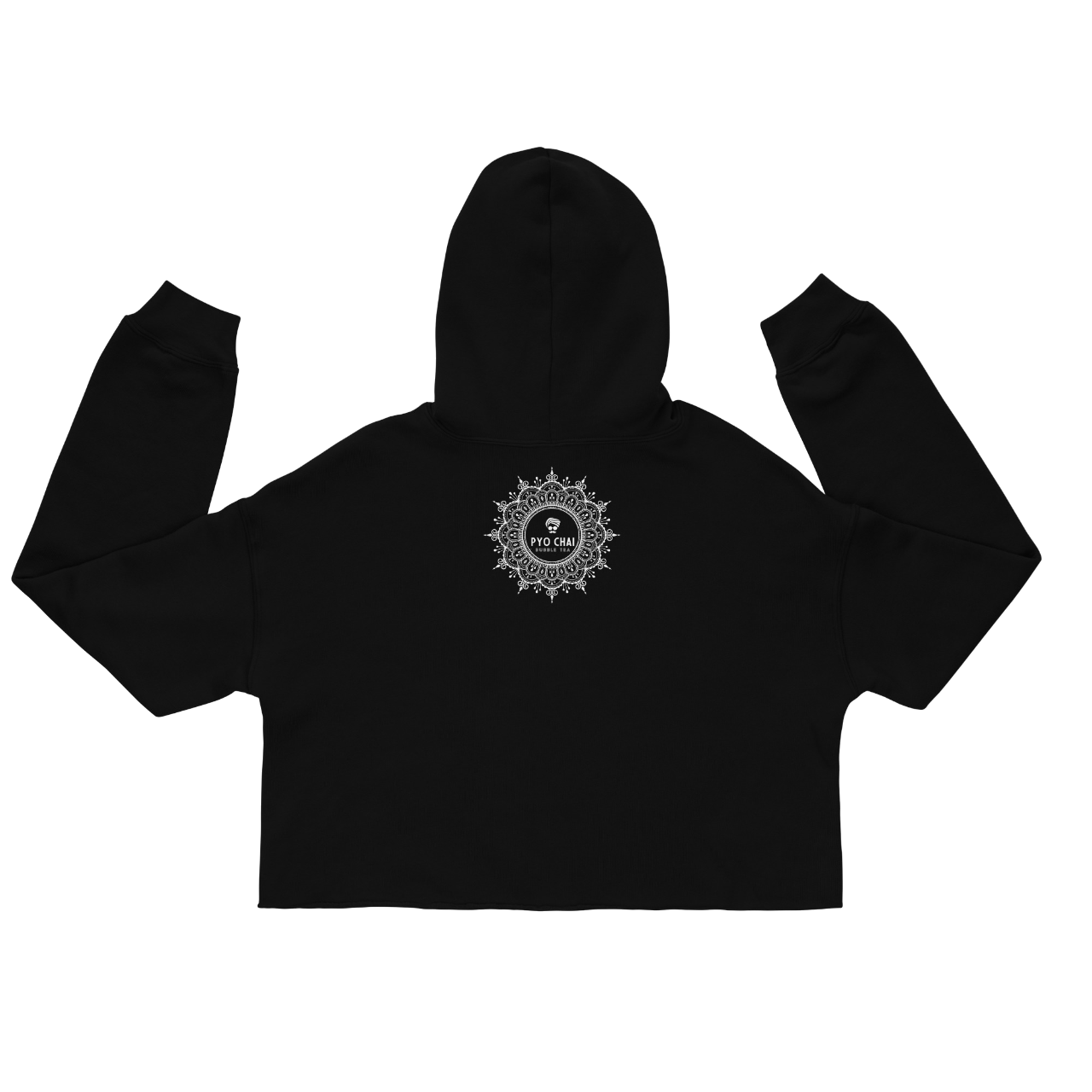 black unity فلسطین crop hoodie